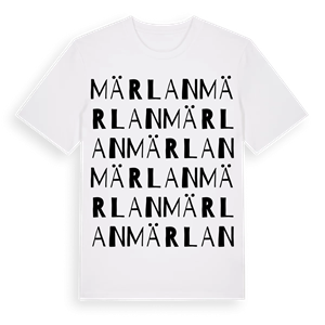 Märlan ordlek t-shirt – ekologisk bomull t-shirt från Pinshirt