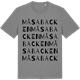 Mid Heather Gray t-shirt med Måsabacken ordlek t-shirt