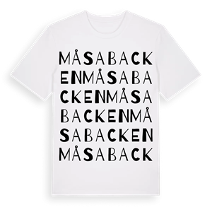 Måsabacken ordlek t-shirt – ekologisk bomull t-shirt från Pinshirt
