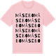 Pink Cotton t-shirt med Måsebo ordlek t-shirt