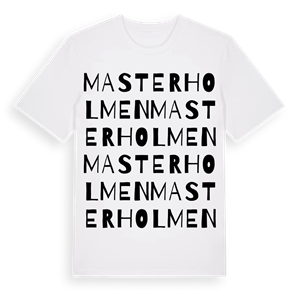 Masterholmen ordlek t-shirt – ekologisk bomull t-shirt från Pinshirt