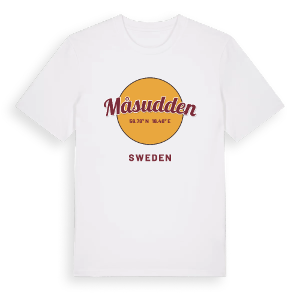 Måsudden cirkel t-shirt – ekologisk bomull t-shirt från Pinshirt