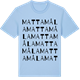 Blue Soul t-shirt med Mattamåla ordlek t-shirt