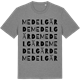 Mid Heather Gray t-shirt med Medelgärde ordlek t-shirt