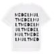 Medelhult ordlek t-shirt