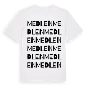 Medlen ordlek t-shirt – ekologisk bomull t-shirt från Pinshirt