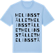 Blue Soul t-shirt med Melinsstället ordlek t-shirt