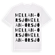 Mellan-Örsjö ordlek t-shirt