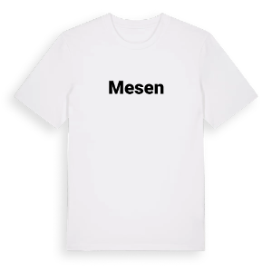 Mesen fetstil t-shirt – ekologisk bomull t-shirt från Pinshirt