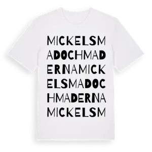 Mickelsmad Och Maderna ordlek t-shirt – ekologisk bomull t-shirt från Pinshirt