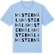 Blue Soul t-shirt med Mistermåla ordlek t-shirt