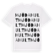 Mjödahult ordlek t-shirt