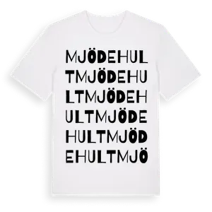 Mjödehult ordlek t-shirt – ekologisk bomull t-shirt från Pinshirt