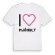 Jag älskar Mjöhult t-shirt stort tryck