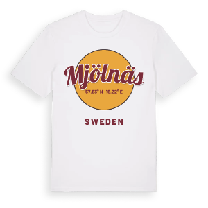 Mjölnäs cirkel t-shirt – ekologisk bomull t-shirt från Pinshirt