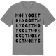 Mid Heather Gray t-shirt med Mobygget ordlek t-shirt