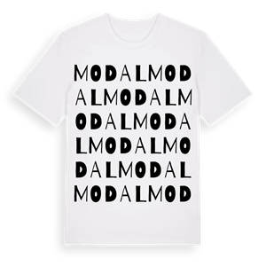 Modal ordlek t-shirt – ekologisk bomull t-shirt från Pinshirt