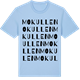 Blue Soul t-shirt med Mokullen ordlek t-shirt