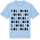 Blue Soul t-shirt med Molid ordlek t-shirt
