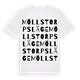 Möllstorps läge ordlek t-shirt