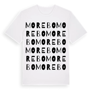 Morebo ordlek t-shirt – ekologisk bomull t-shirt från Pinshirt