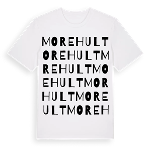 Morehult ordlek t-shirt – ekologisk bomull t-shirt från Pinshirt