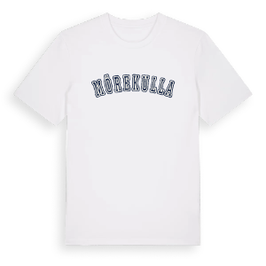 Mörekulla college t-shirt – ekologisk bomull t-shirt från Pinshirt