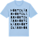 Blue Soul t-shirt med Mörtekärr ordlek t-shirt