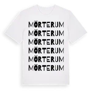 Mörterum ordlek t-shirt – ekologisk bomull t-shirt från Pinshirt