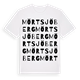 Mörtsjöberg ordlek t-shirt
