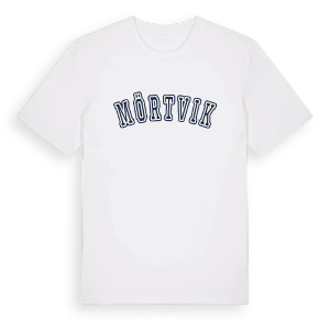 Mörtvik college t-shirt – ekologisk bomull t-shirt från Pinshirt