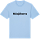 Blue Soul t-shirt med Mösjöhorva fetstil t-shirt