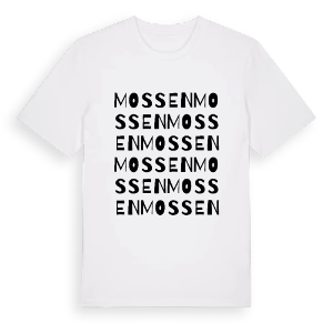 Mossen ordlek t-shirt – ekologisk bomull t-shirt från Pinshirt