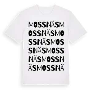 Mossnäs ordlek t-shirt – ekologisk bomull t-shirt från Pinshirt