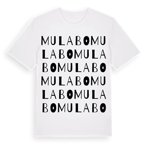 Mulabo ordlek t-shirt – ekologisk bomull t-shirt från Pinshirt