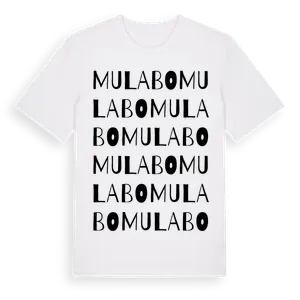 Mulabo ordlek t-shirt – ekologisk bomull t-shirt från Pinshirt