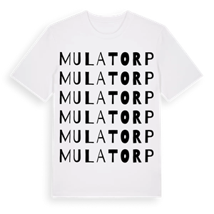 Mulatorp ordlek t-shirt – ekologisk bomull t-shirt från Pinshirt