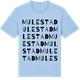 Blue Soul t-shirt med Mulestad ordlek t-shirt