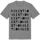Mid Heather Gray t-shirt med Mulestad ordlek t-shirt