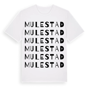 Mulestad ordlek t-shirt – ekologisk bomull t-shirt från Pinshirt