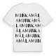 Munkamåla ordlek t-shirt