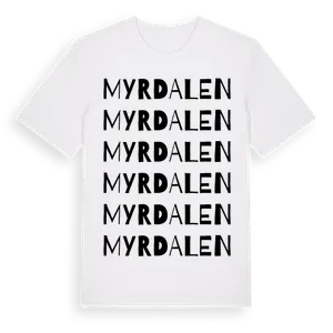 Myrdalen ordlek t-shirt – ekologisk bomull t-shirt från Pinshirt