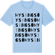 Blue Soul t-shirt med Mysingsö ordlek t-shirt