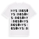 Mysingsö ordlek t-shirt