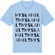 Blue Soul t-shirt med Myskahult ordlek t-shirt