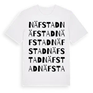 Näfstad ordlek t-shirt – ekologisk bomull t-shirt från Pinshirt