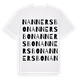 Nannersbo ordlek t-shirt