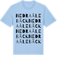 Blue Soul t-shirt med Nedra Ålebäck ordlek t-shirt
