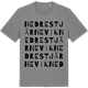 Mid Heather Gray t-shirt med Nedre Stjärnevik ordlek t-shirt
