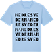 Blue Soul t-shirt med Nedre Svederna ordlek t-shirt